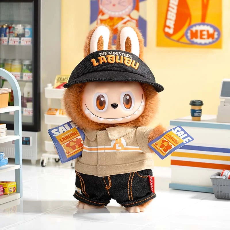 Muñeco de peluche de la serie Monster LABUBU Wacky Mart