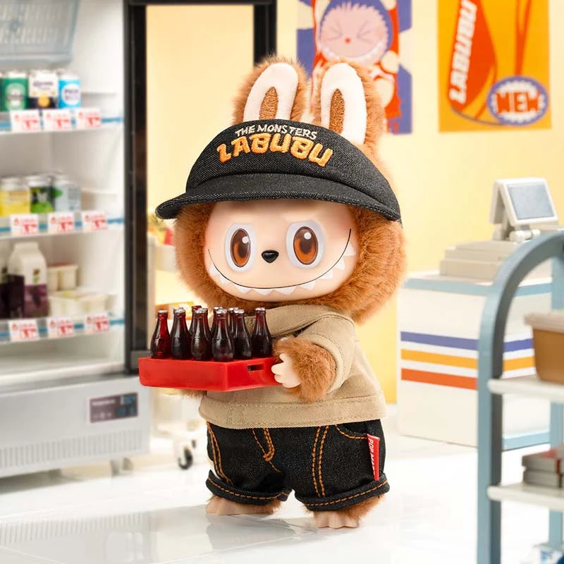 Muñeco de peluche de la serie Monster LABUBU Wacky Mart