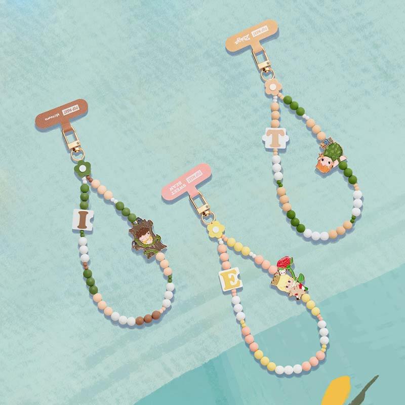 PHONE CHARM HAND IN HAND Keychain Hanging Chain
