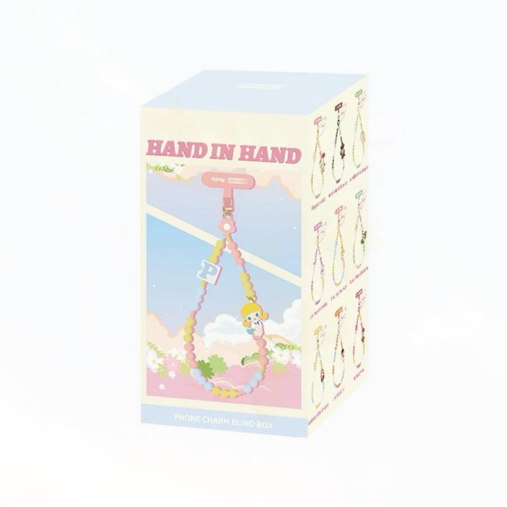 PHONE CHARM HAND IN HAND Keychain Hanging Chain
