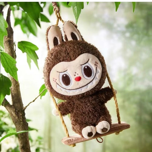 POP LAND Timber Workshop Playing on the Swing Plush Pendant Series