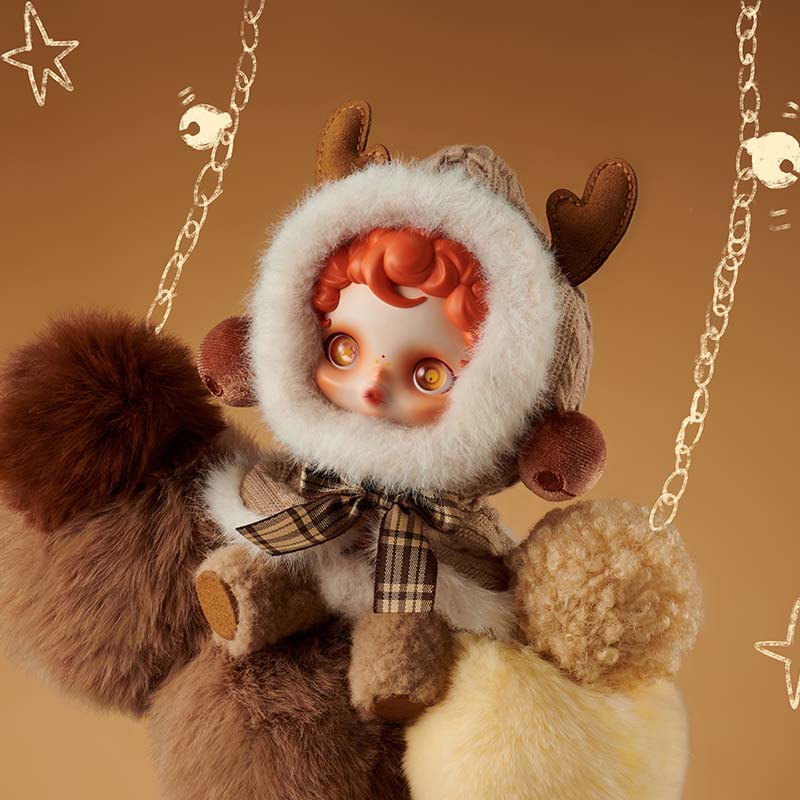 SKULLPANDA Winter Symphony Series Plush Dolls