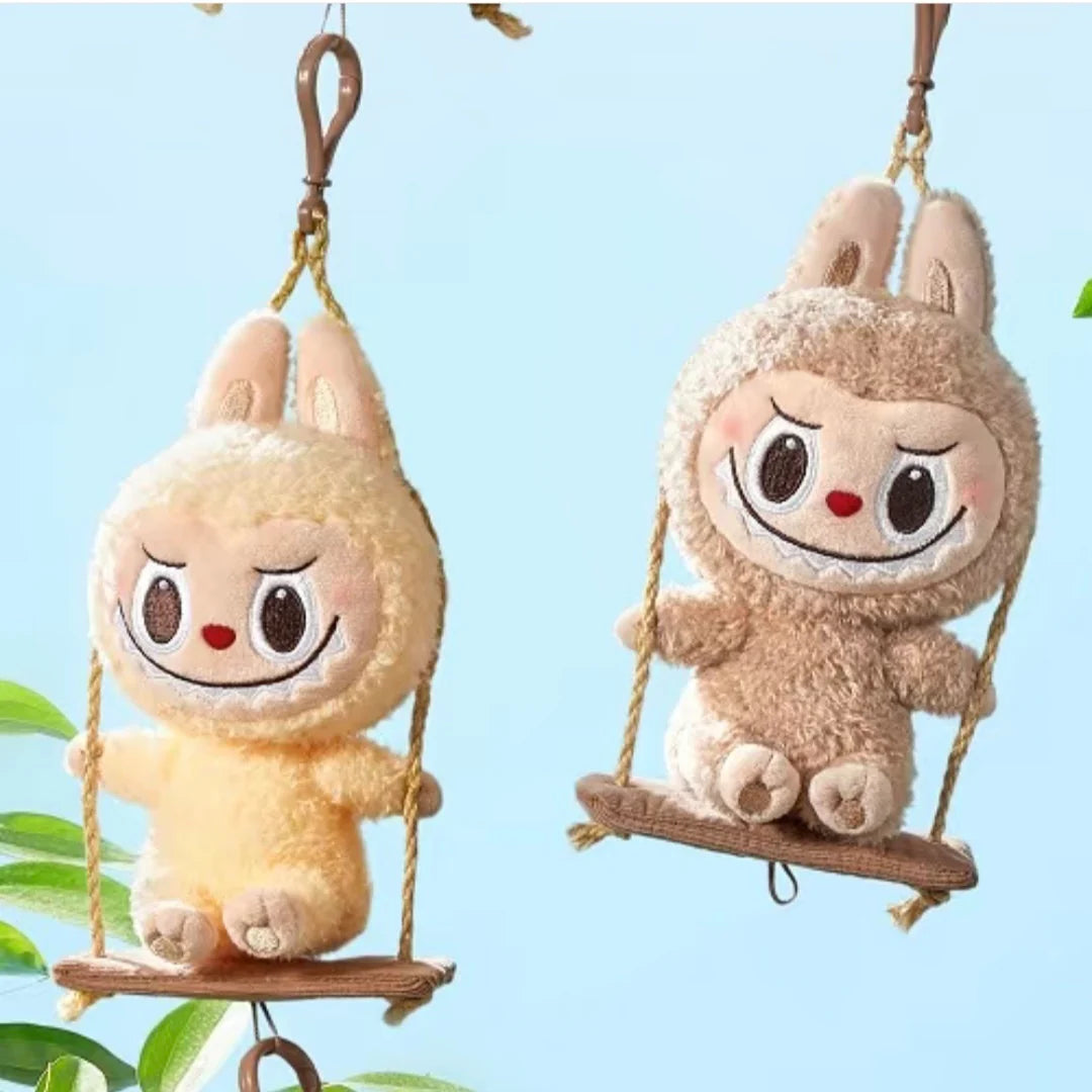 POP LAND Timber Workshop Playing on the Swing Plush Pendant Series