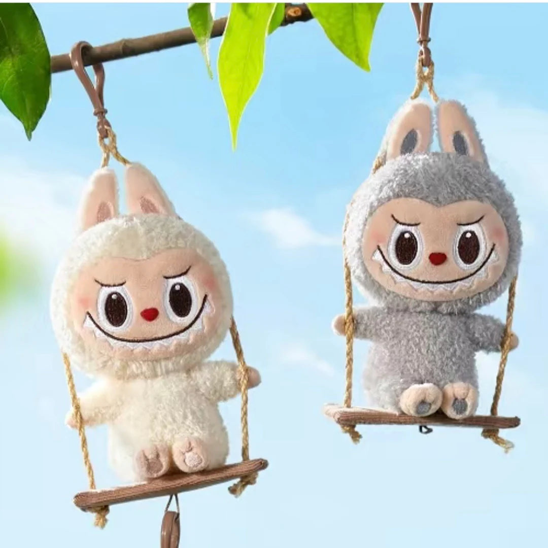 POP LAND Timber Workshop Playing on the Swing Plush Pendant Series