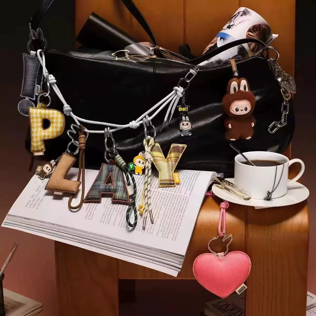 THE MONSTERS Pin for Love Series-Letter Pendant Blind Box